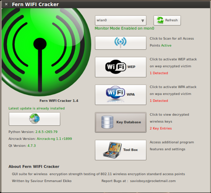 Fern wifi wireless cracker windows 7 download